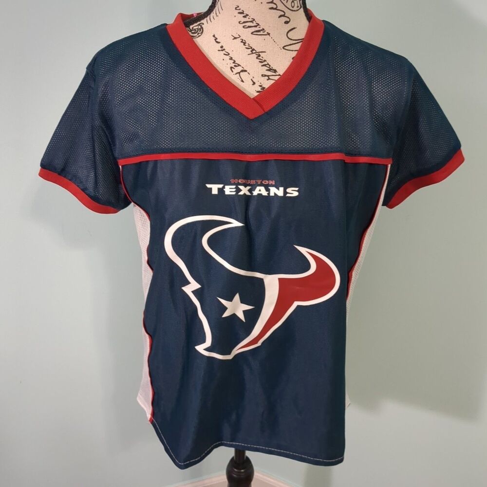 Houston Texans NFL Flag Football Boys Reversible Jersey large